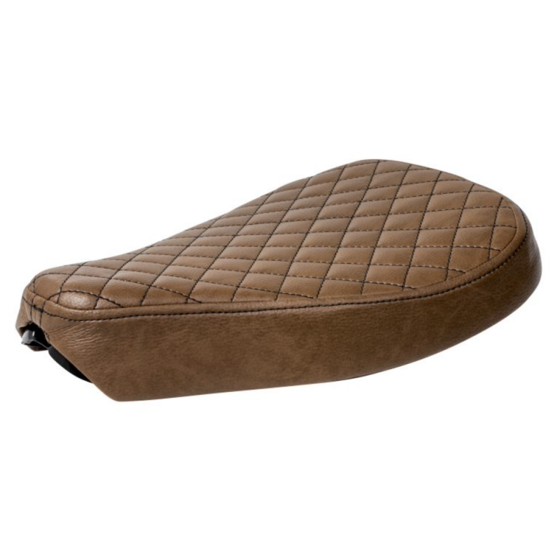 Bobber Buddyseat Type 3 Tuck N Roll vintage bruin