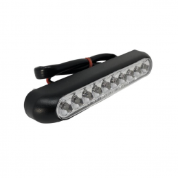Highway Hawk ovaal LED achterlicht zwart E-keur