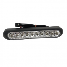 Highway Hawk ovaal LED achterlicht zwart E-keur
