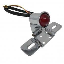 Highway Hawk Design 2 LED achterlicht met kentekenhouder