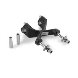 Stuur risers Cross Style 100 mm zwart M12 Highway Hawk