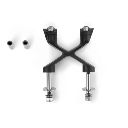 Stuur risers Cross Style 100 mm zwart M12 Highway Hawk
