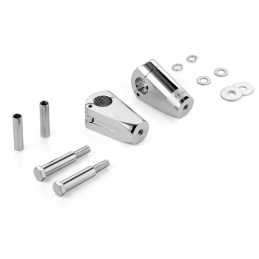 Stuur risers 65 mm chroom 1 inch Highway Hawk