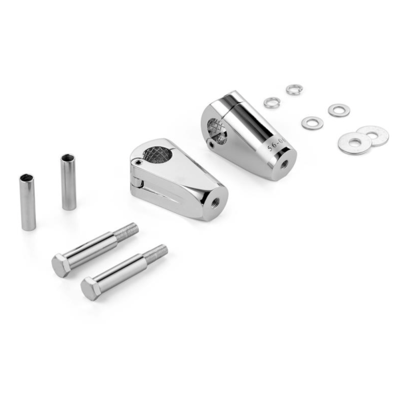 Stuur risers 65 mm chroom 1 inch Highway Hawk