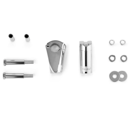 Stuur risers 65 mm chroom 1 inch Highway Hawk