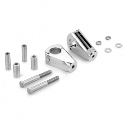 Stuur risers 65 mm chroom 1 1/4 inch Highway Hawk