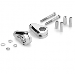 Stuur risers 65 mm chroom 1 1/4 inch Highway Hawk