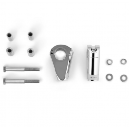 Stuur risers 65 mm chroom 1 1/4 inch Highway Hawk