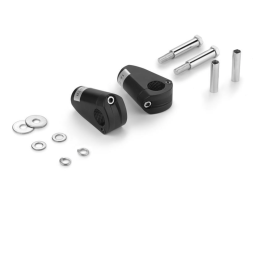 Stuur risers 65 mm zwart 1 inch Highway Hawk