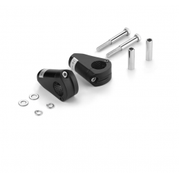Stuur risers 65 mm zwart 1 1/4 inch Highway Hawk