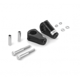 Stuur risers 65 mm zwart 1 1/4 inch Highway Hawk