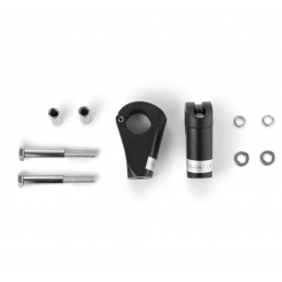 Stuur risers 65 mm zwart 1 1/4 inch Highway Hawk