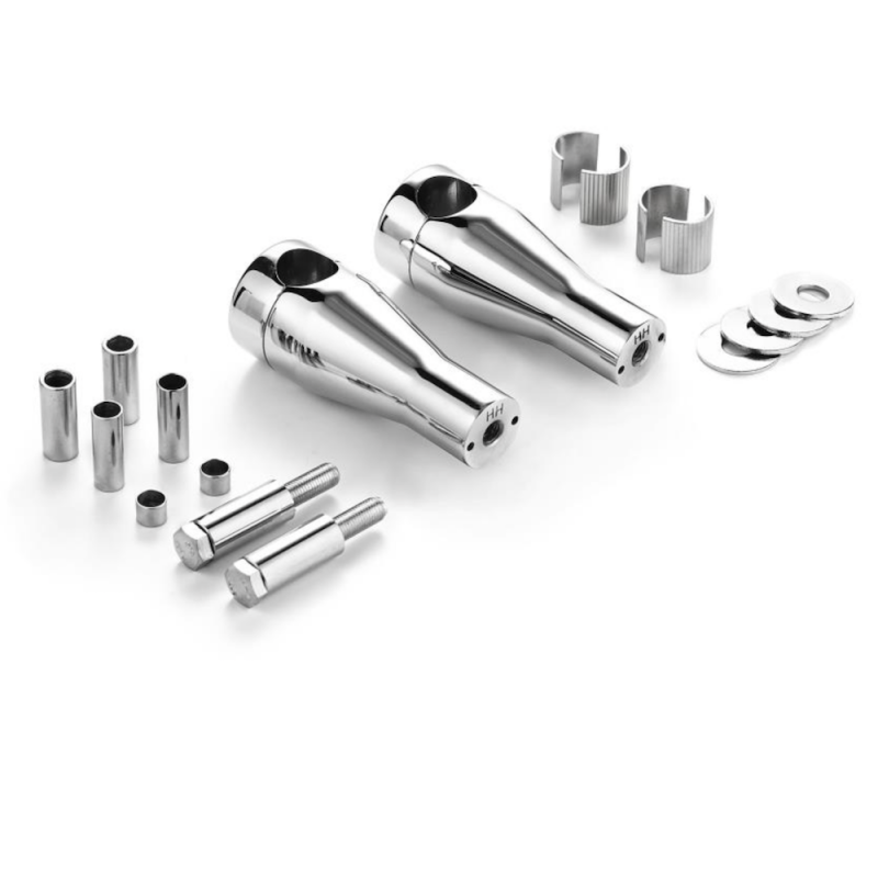 Stuur risers 100 mm chroom M10 Highway Hawk
