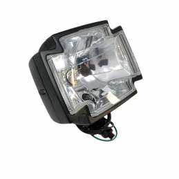 Gothic koplamp zwart H4 12V E-keur Highway Hawk
