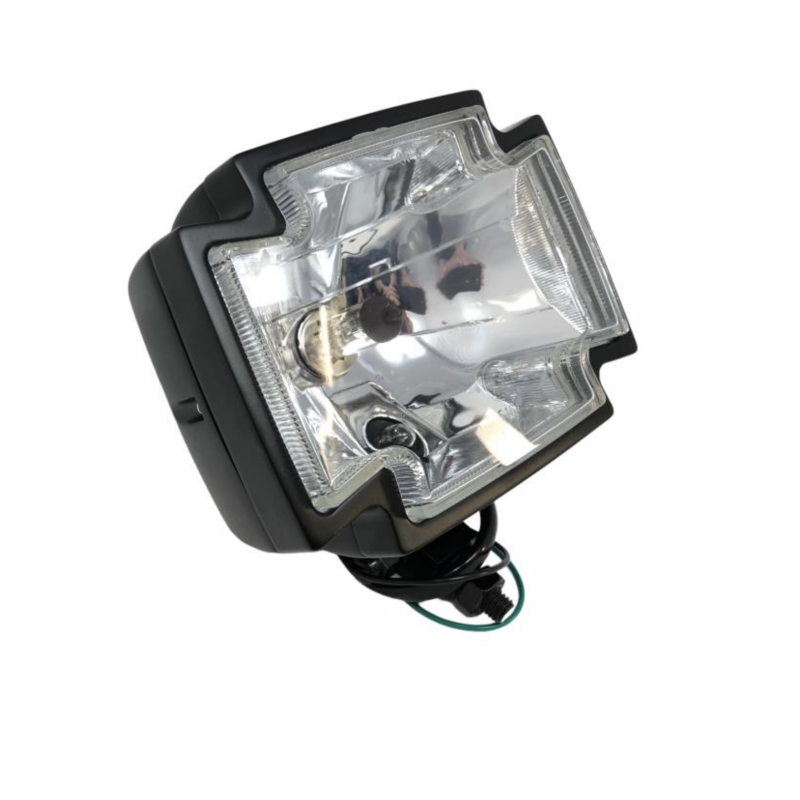 Gothic koplamp zwart H4 12V E-keur Highway Hawk