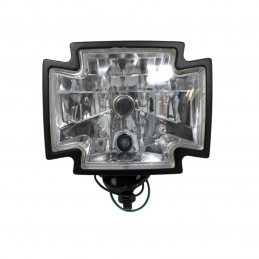 Gothic koplamp zwart H4 12V E-keur Highway Hawk