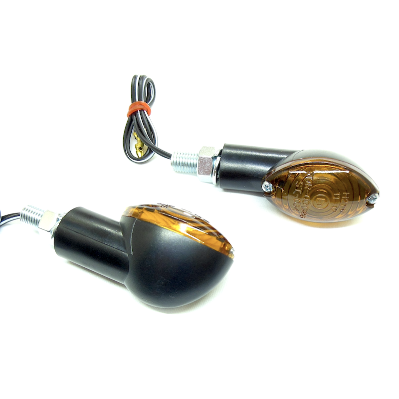 Cateye Knipperlichten Set Smoke Zwart – E-keur | Korte Poot